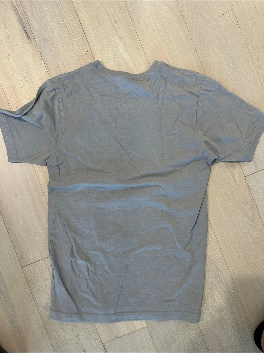 The North Face Men's Short Sleeve Logo Tee - Gray with Black Logo
